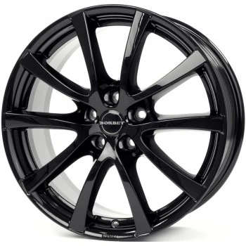 Platišča BORBET 7,0x17 LV4 BLACK GLOSSY