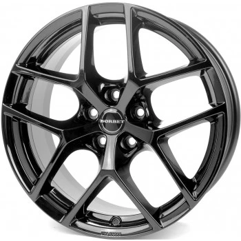 Platišča BORBET 7,5x17 Y BLACK GLOSSY